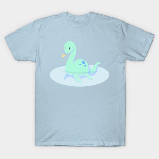 Kawaii fantasy animals - Nessie T-Shirt by SilveryDreams